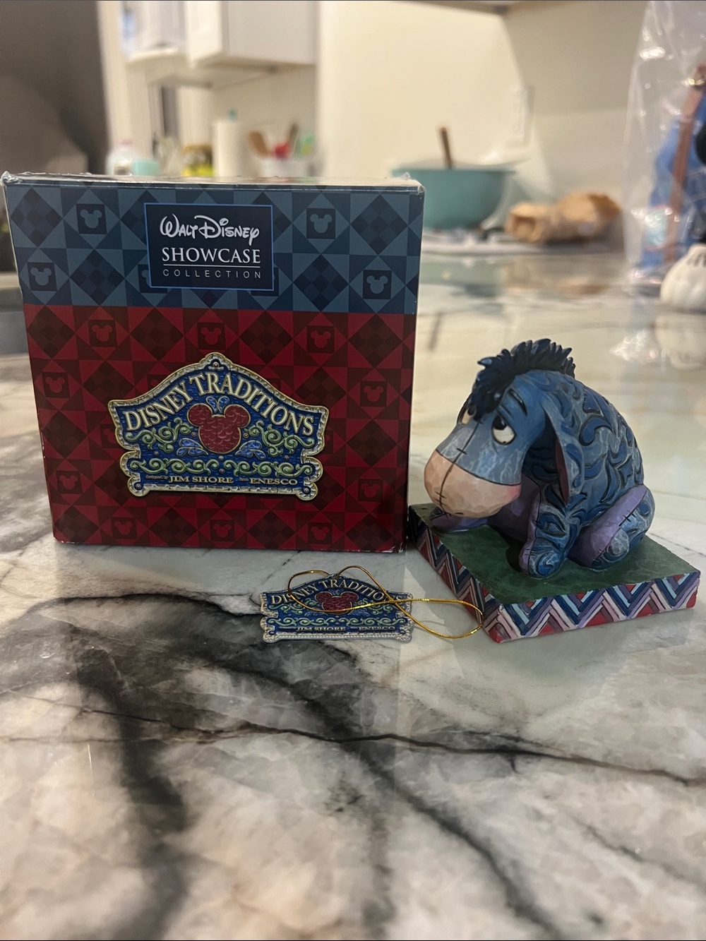 Disney Jim Shore Eeyore Figurine - Blue & Purple Accents